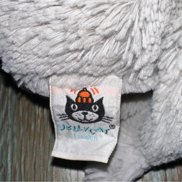 Jellycat London Bashful Grey Kitten Cat Super soft 12” - Picture 5 of 8